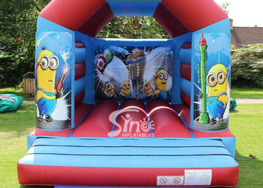 Commercial Children Inflatable Jumping Castles With Despicable Me Theme