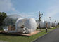 Outdoor 5m Clear Top Resort Inflatable Bubble Camping Tent With Steel Frame Capsule Tunnel For Glamping